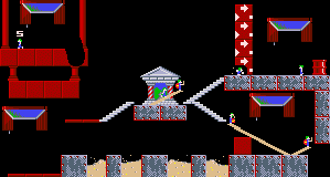 Overview: Oh no! More Lemmings, Amiga, Wicked, 4 - Oh No! It's the 4TH DIMENSION!